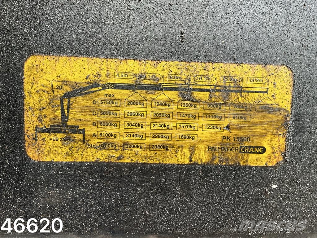 Mercedes-Benz Axor 1824 Euro 5 Palfinger 15 Tonmeter laadkraan Rabljeni žerjavi za vsak teren