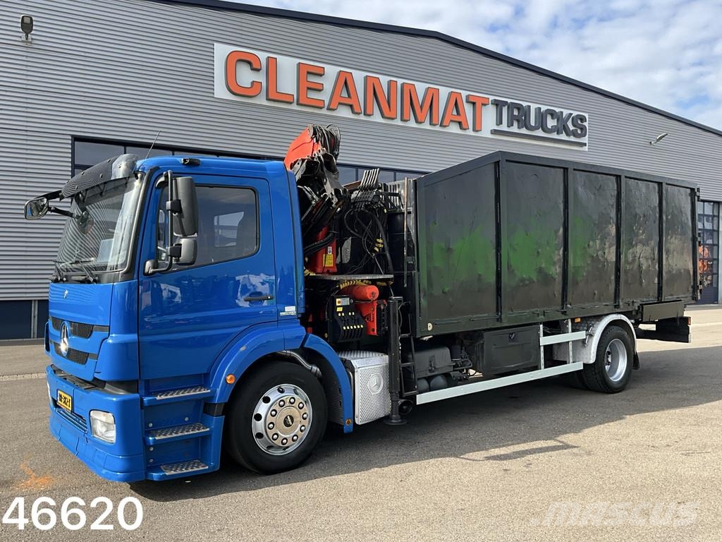 Mercedes-Benz Axor 1824 Euro 5 Palfinger 15 Tonmeter laadkraan Rabljeni žerjavi za vsak teren