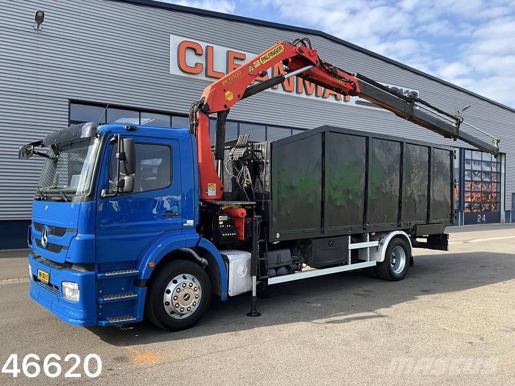 Mercedes-Benz Axor 1824 Euro 5 Palfinger 15 Tonmeter laadkraan Rabljeni žerjavi za vsak teren