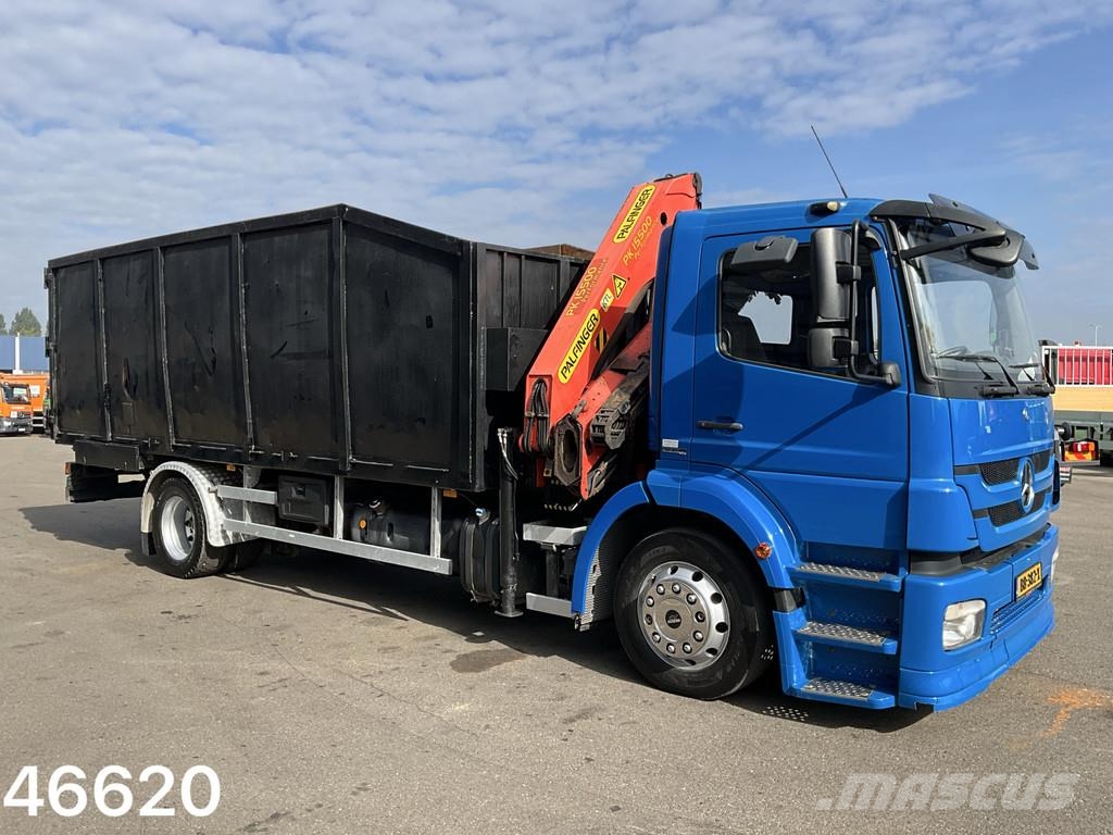 Mercedes-Benz Axor 1824 Euro 5 Palfinger 15 Tonmeter laadkraan Rabljeni žerjavi za vsak teren