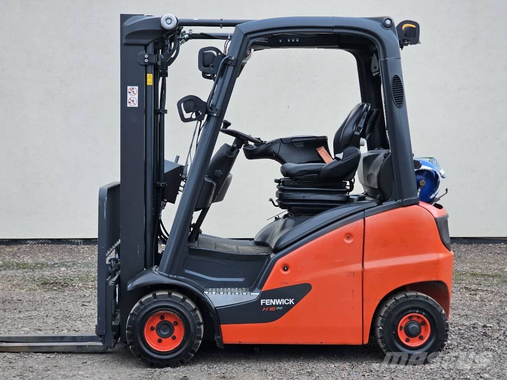 Linde H16T-01 Triplex nur 1430h LPG heftrucks