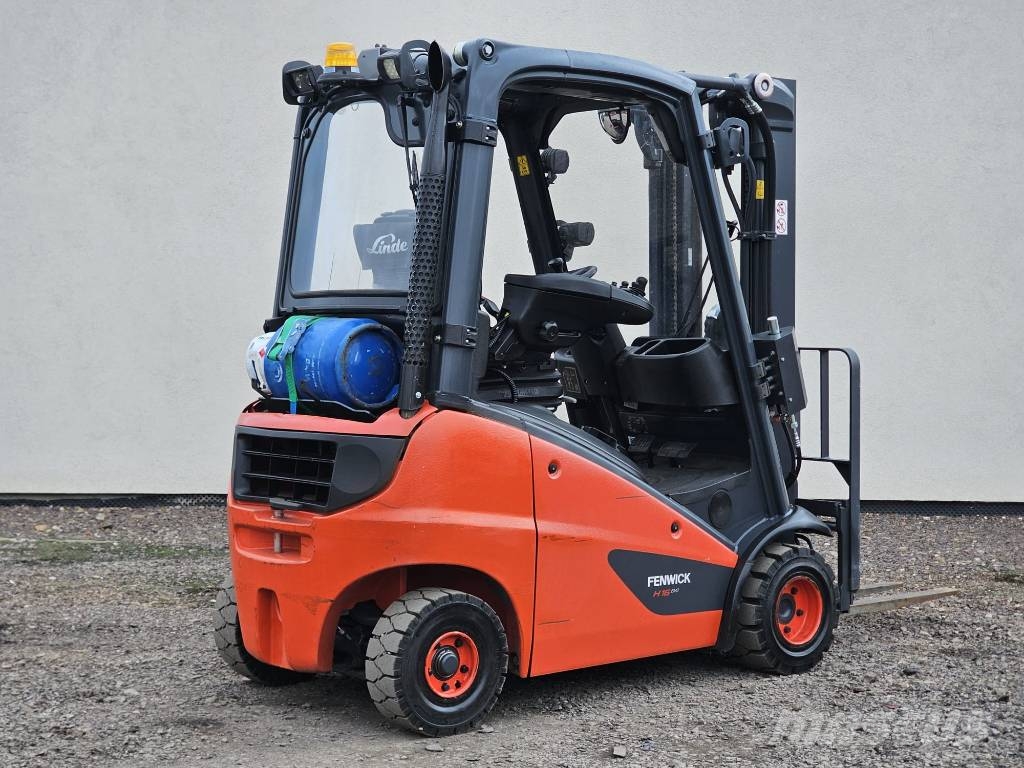 Linde H16T-01 Triplex nur 1430h LPG heftrucks