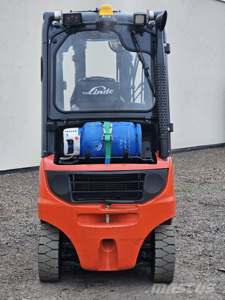 Linde H16T-01 Triplex nur 1430h LPG heftrucks
