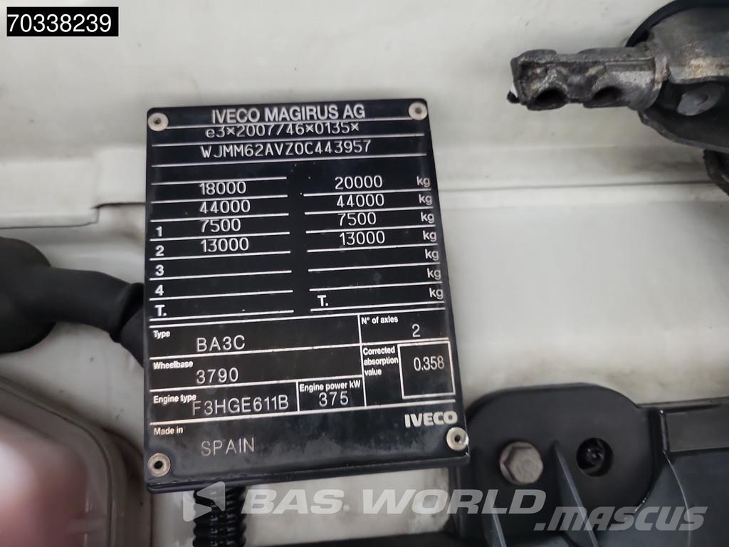 Iveco S-Way 510 S-Way 4X2 Retarder Hydraulik ACC Navi Nyergesvontatók