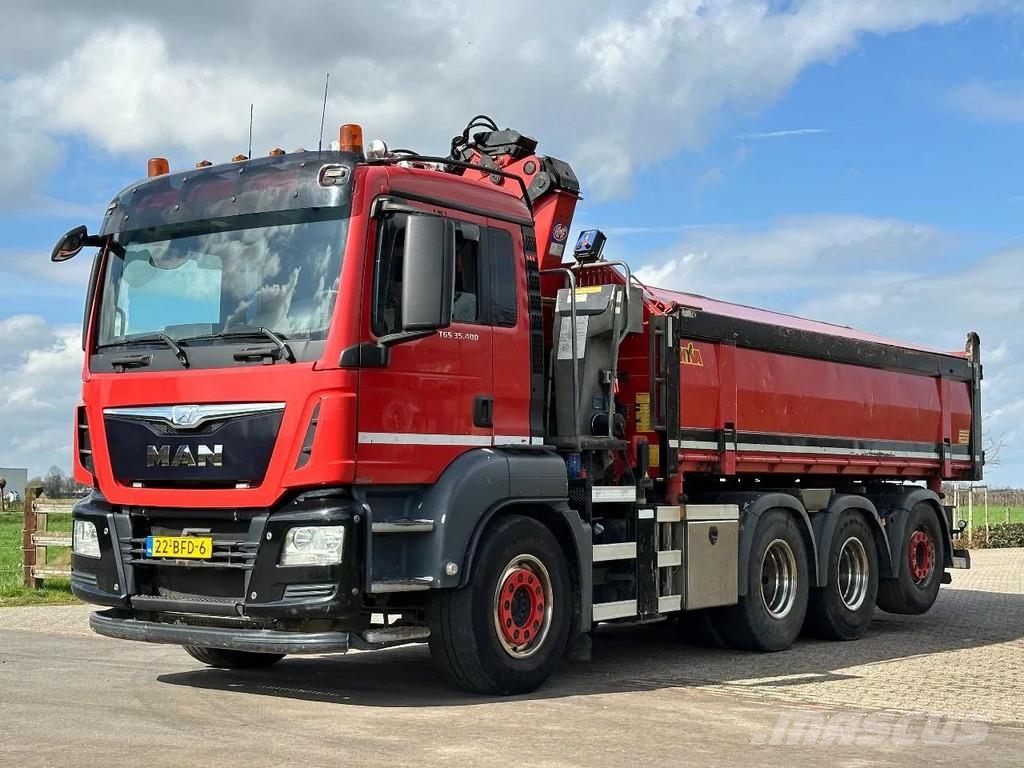 MAN TGS 35.400 8X4 TRIPLE!! EURO6!! Z-KRAAN/KIPPER!!TO Kiperi kamioni