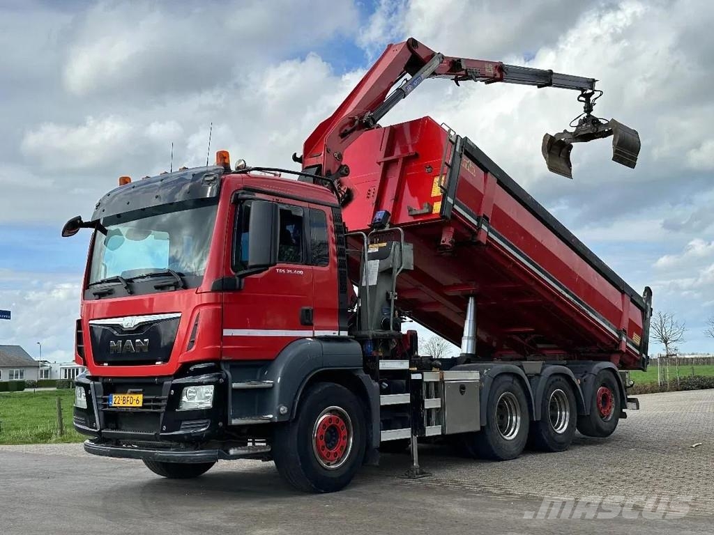 MAN TGS 35.400 8X4 TRIPLE!! EURO6!! Z-KRAAN/KIPPER!!TO Kiperi kamioni