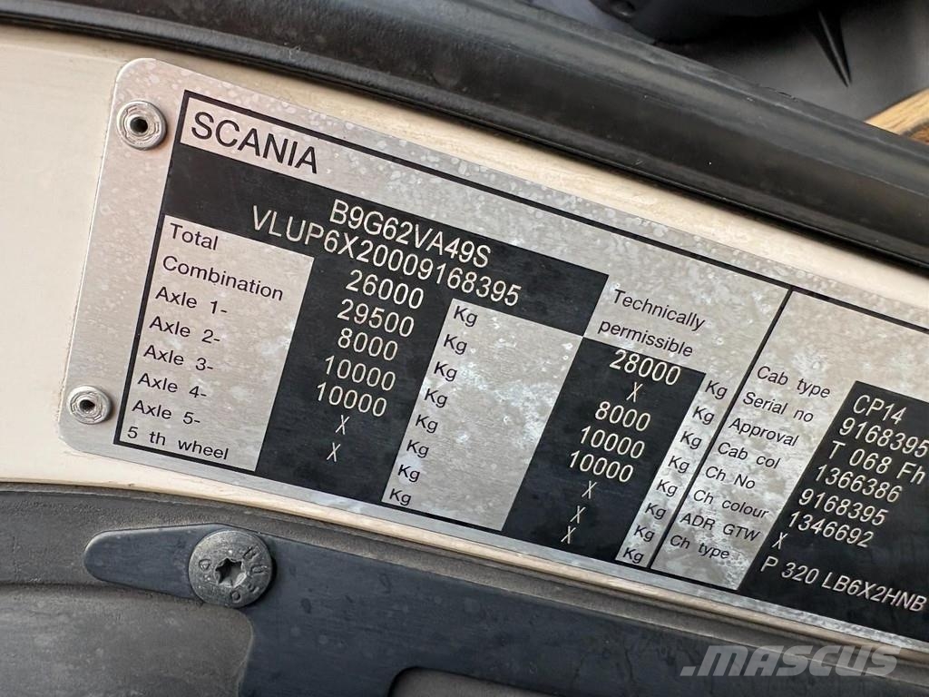 Scania P 320 + BDF SYSTEM + MANUAL + EURO 5 Bakwagens met gesloten opbouw