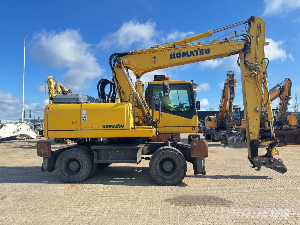 Komatsu PW 200-7 Εκσκαφείς με τροχούς - λάστιχα