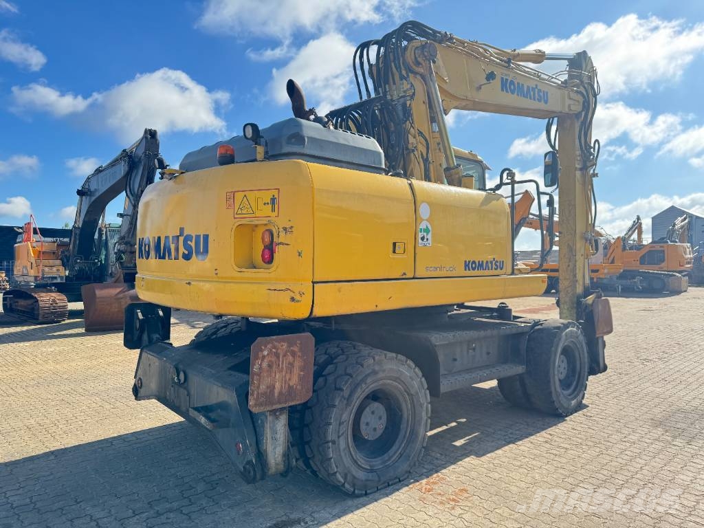 Komatsu PW 200-7 Εκσκαφείς με τροχούς - λάστιχα