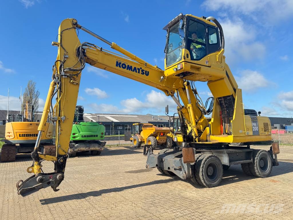 Komatsu PW 200-7 Εκσκαφείς με τροχούς - λάστιχα