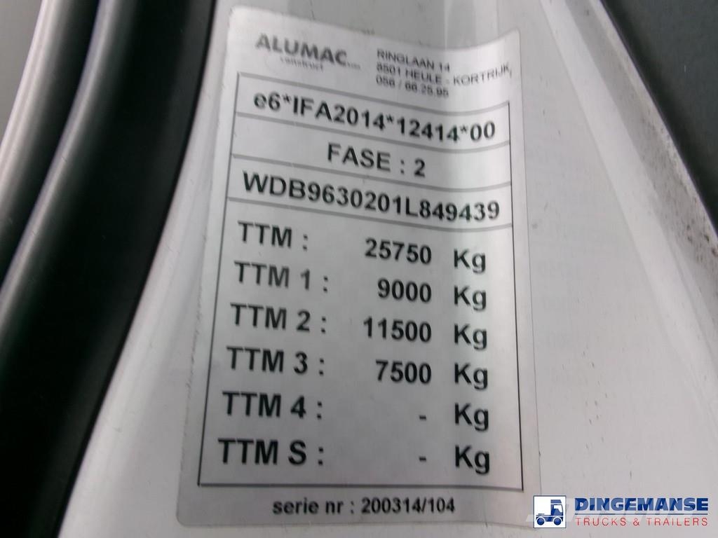 Mercedes-Benz Antos 2533L 6x2 Euro 6 curtain sider Tentautod