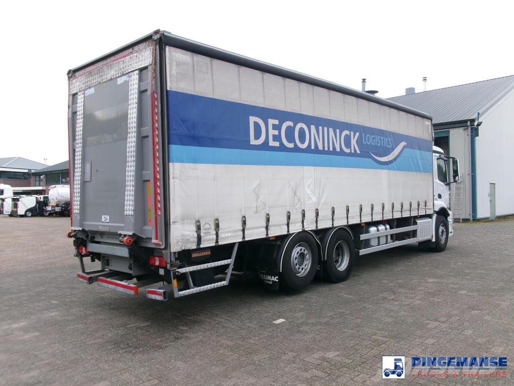 Mercedes-Benz Antos 2533L 6x2 Euro 6 curtain sider Tentautod