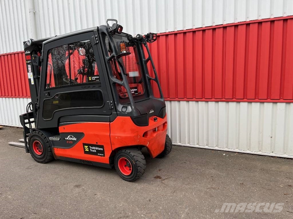 Linde E 25 Elektrikli forkliftler