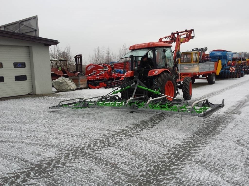 Top-Agro 4 rows chain harrow / weeder 6,0m / włóka 田間拖曳