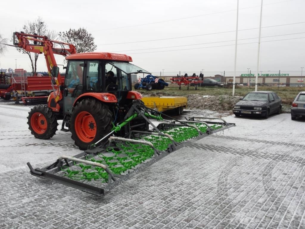 Top-Agro 4 rows chain harrow / weeder 6,0m / włóka 田間拖曳