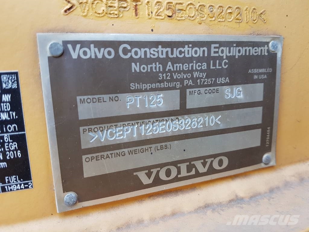 Volvo PT 125 Gruntiniai volai
