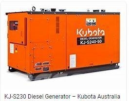 Kubota Generators SQ-3300 Dyzeliniai generatoriai