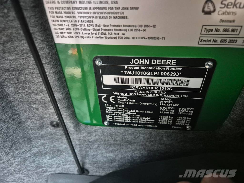 John Deere 1010G Transportadoras