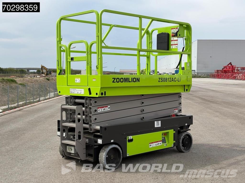 Zoomlion ZS0812AC-Li 8 M - Factory Warranty - CE-Certified Elevadores de tesoura