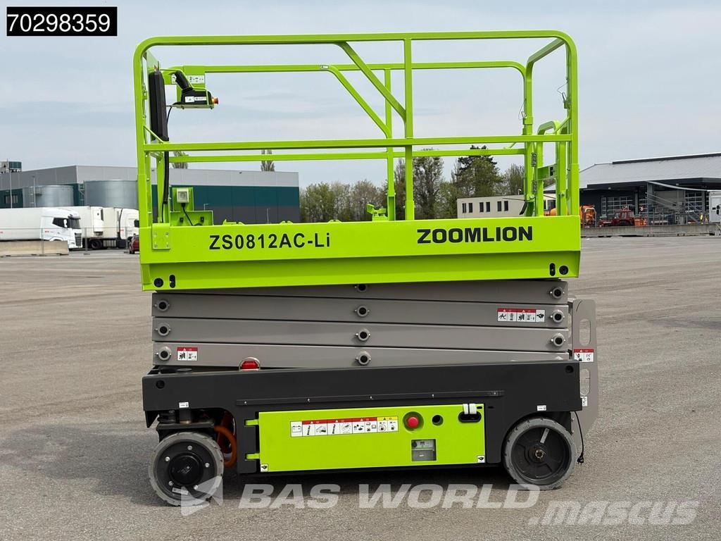 Zoomlion ZS0812AC-Li 8 M - Factory Warranty - CE-Certified Plataformas tijera