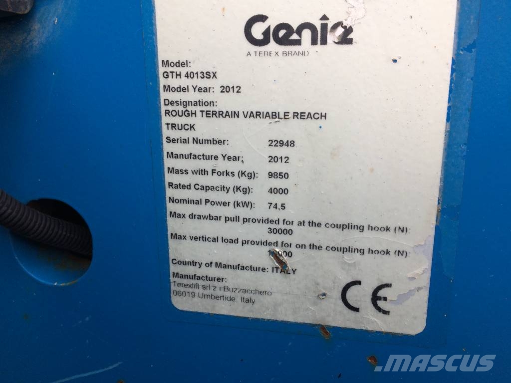 Genie GTH 4013 SX Teleskoplastare