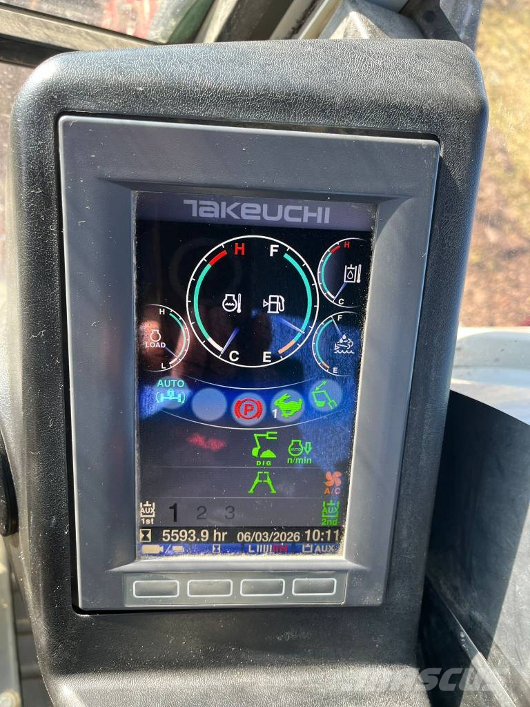 Takeuchi TB 295 W Lastik tekerli ekskavatörler