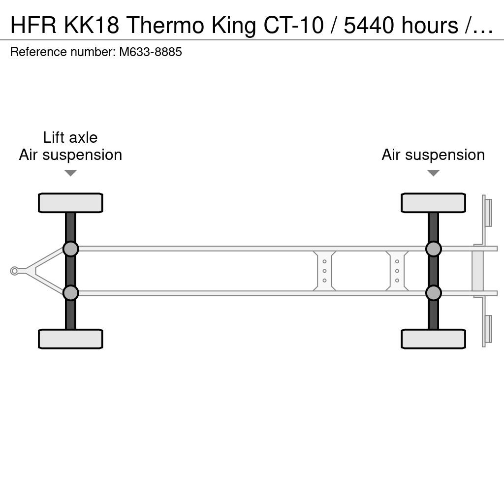 HFR KK18 Thermo King CT-10 / 5440 hours / box L=7071 m Temperature controlled trailers