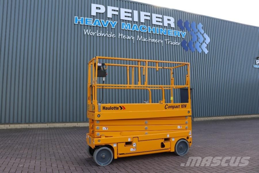 Haulotte Compact 10N Valid Inspection, *Guarantee! 10m Work Scissor lifts