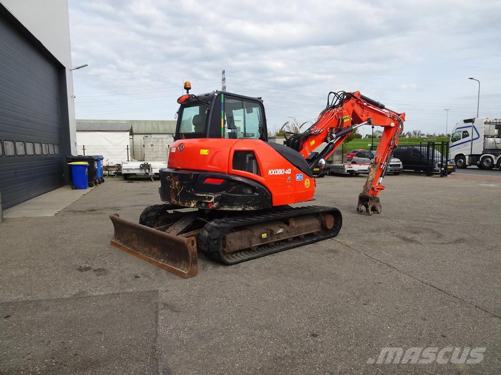 Kubota KX080-4 Minibagger < 7t