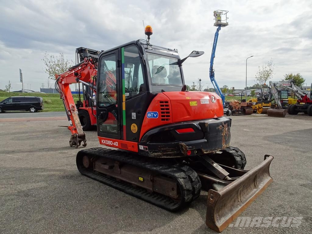Kubota KX080-4 Minibagger < 7t