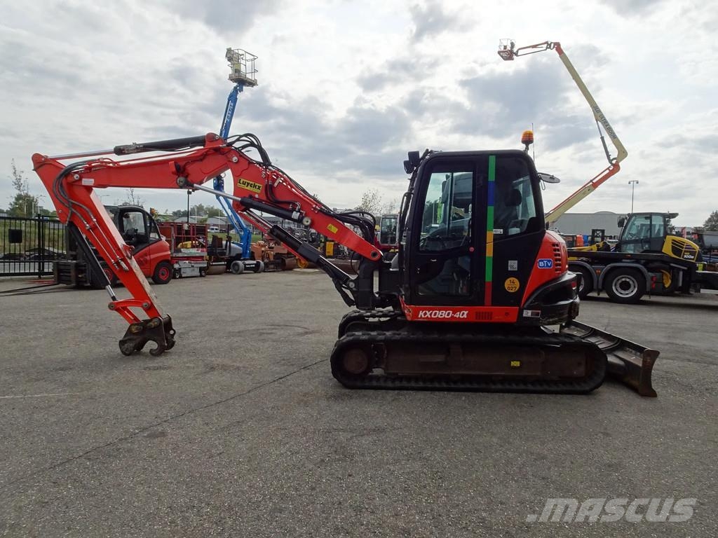 Kubota KX080-4 Minibagger < 7t