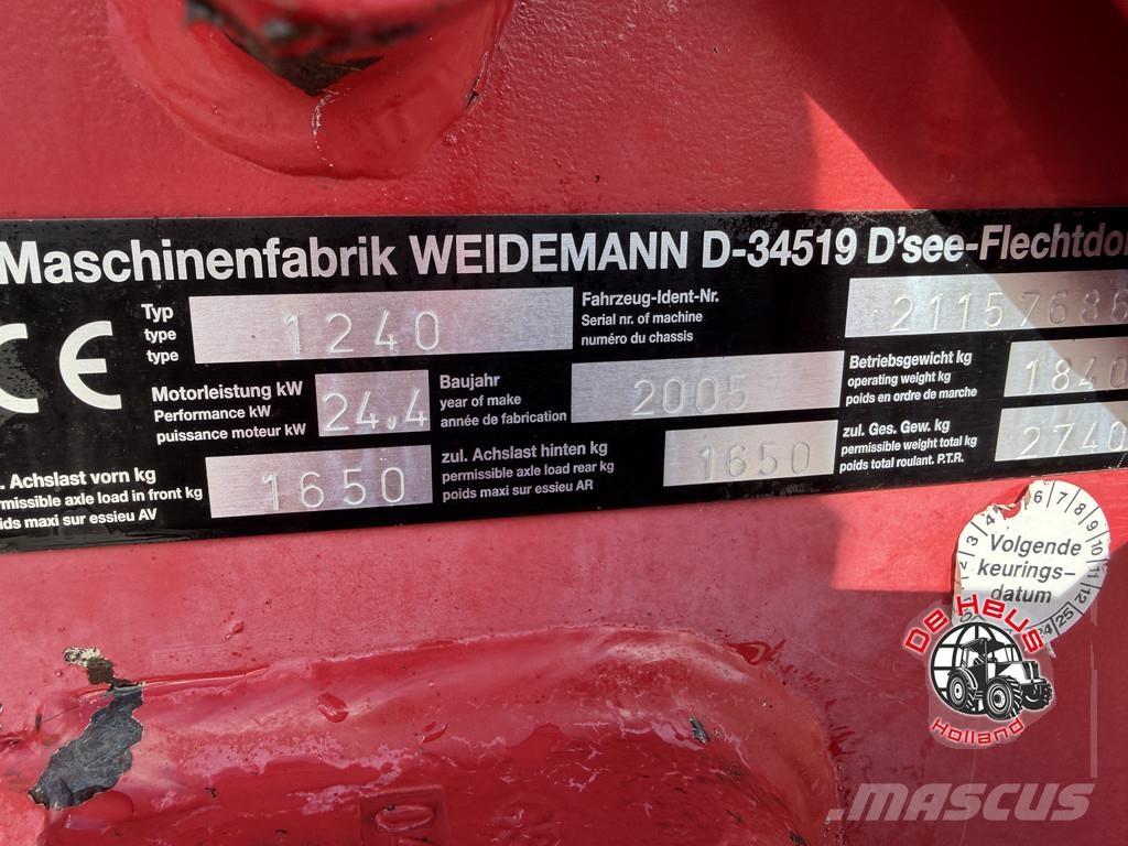 Weidemann 1240 轮式装载机
