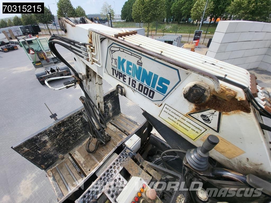 Pacton T3-003 Kennis 16T Steering Crane Valníkové návěsy/Návěsy se sklápěcími bočnicemi