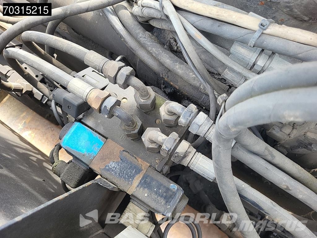 Pacton T3-003 Kennis 16T Steering Crane Bortinių sunkvežimių priekabos su nuleidžiamais bortais