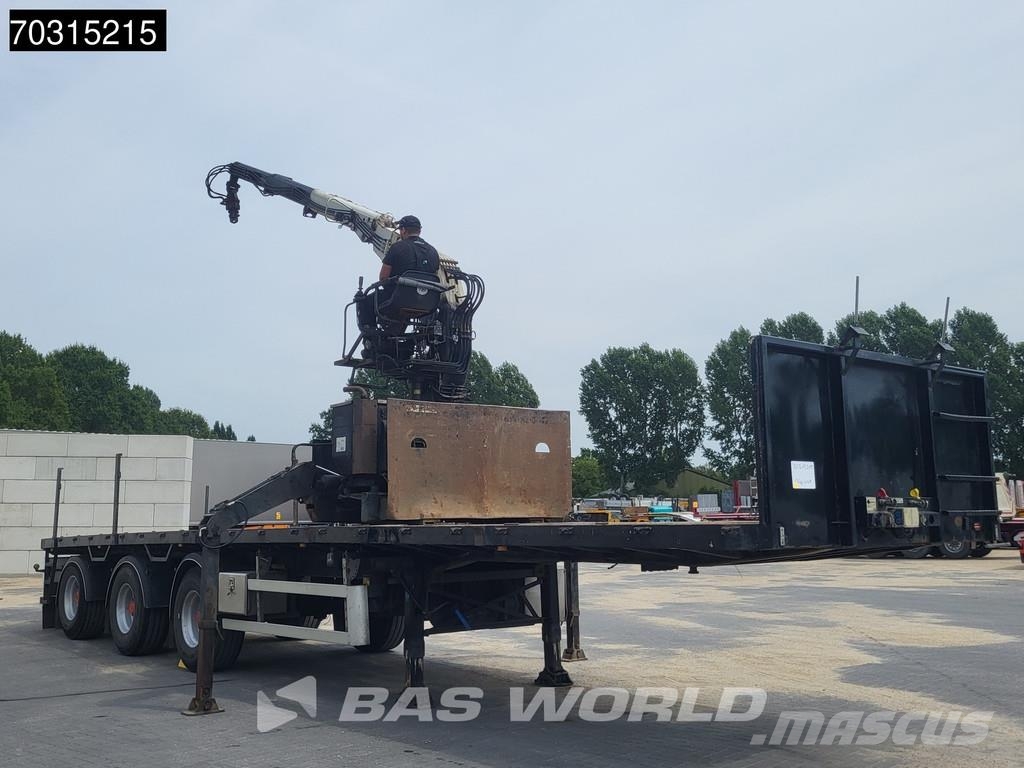 Pacton T3-003 Kennis 16T Steering Crane Valníkové návěsy/Návěsy se sklápěcími bočnicemi
