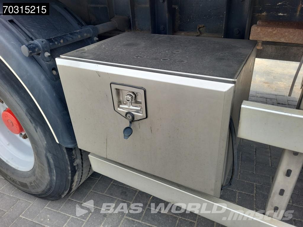 Pacton T3-003 Kennis 16T Steering Crane Bortinių sunkvežimių priekabos su nuleidžiamais bortais