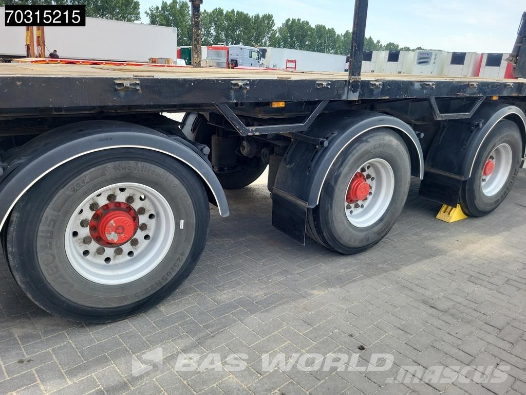 Pacton T3-003 Kennis 16T Steering Crane Valníkové návěsy/Návěsy se sklápěcími bočnicemi
