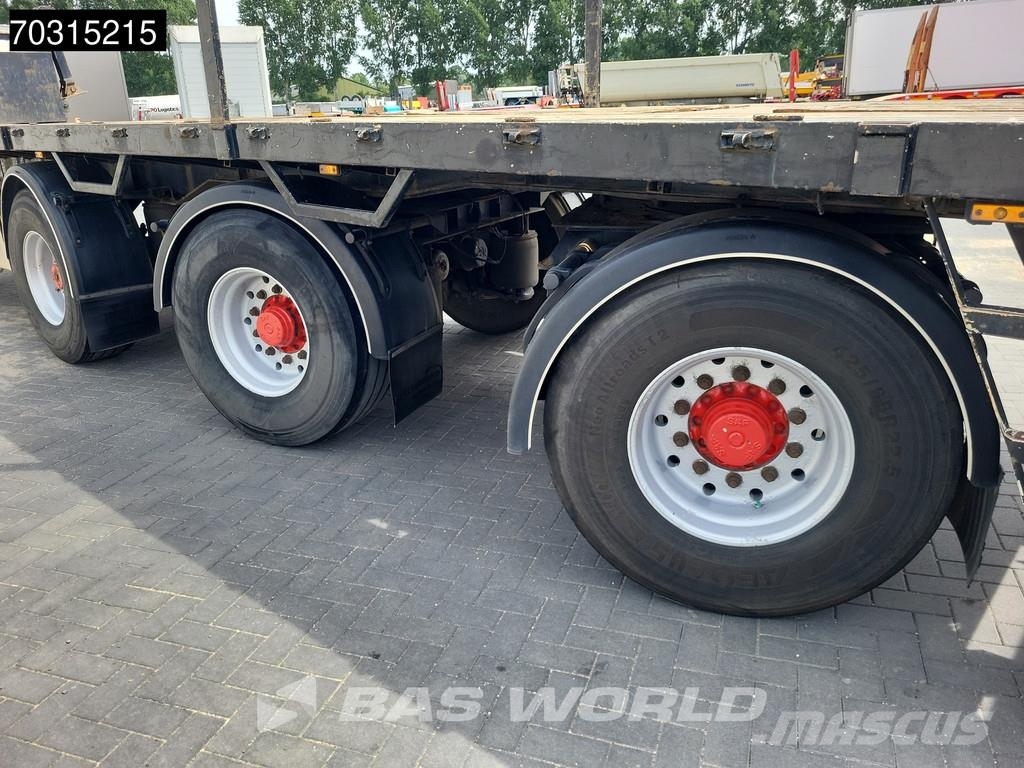 Pacton T3-003 Kennis 16T Steering Crane Valníkové návěsy/Návěsy se sklápěcími bočnicemi