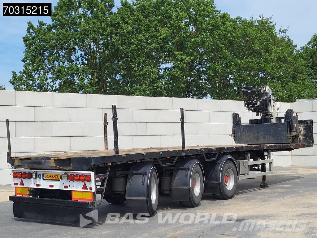 Pacton T3-003 Kennis 16T Steering Crane Valníkové návěsy/Návěsy se sklápěcími bočnicemi