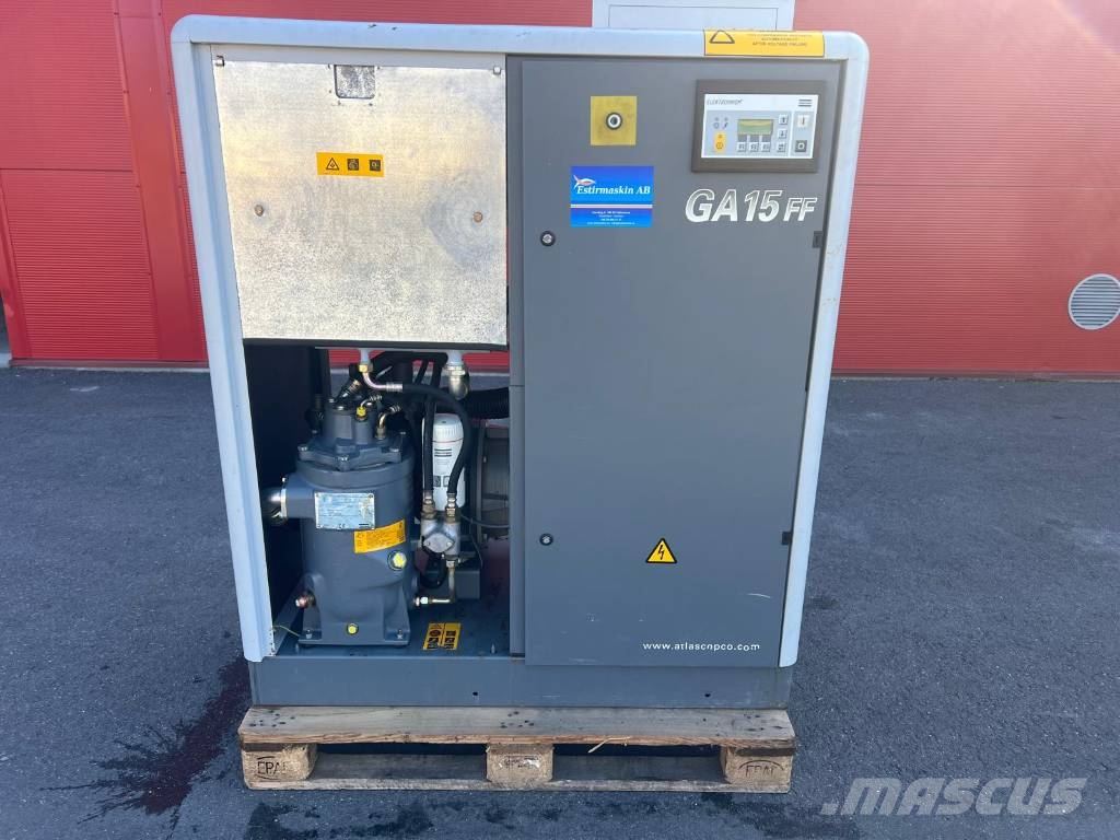 Atlas Copco GA 15 FF Compressor, Kompressor Compressors