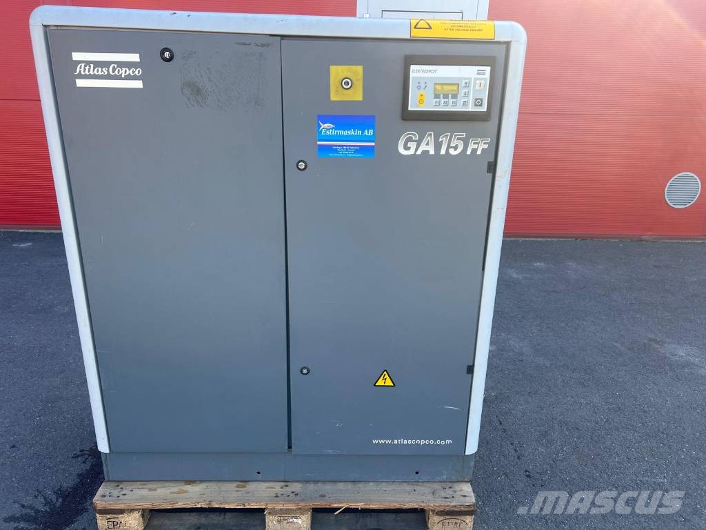 Atlas Copco GA 15 FF Compressor, Kompressor Compressors