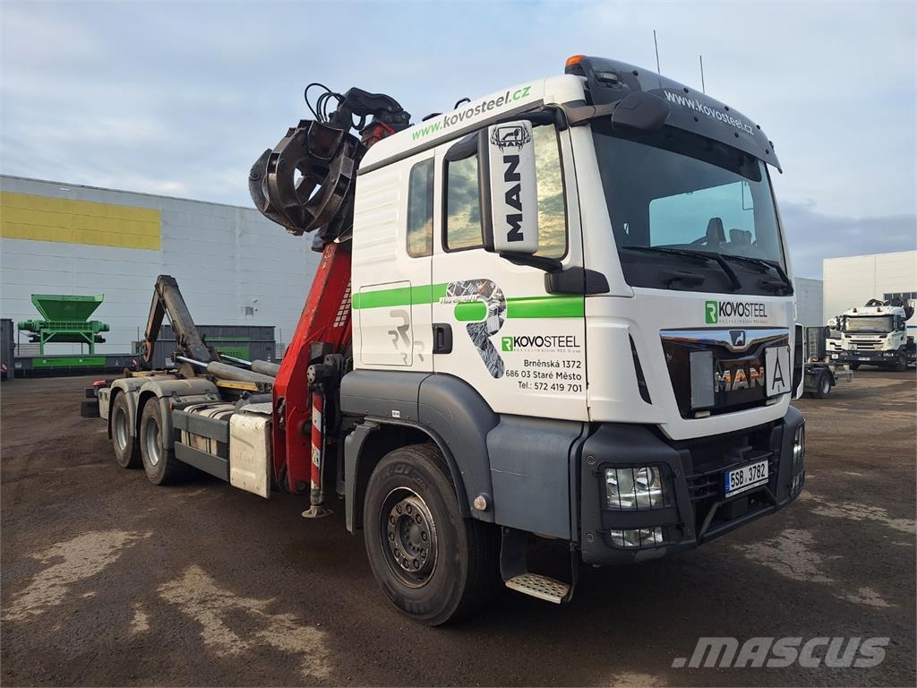 MAN TGS 26.470 6X4 + HR CRANAB TZ18.2 Kamioni-šasije