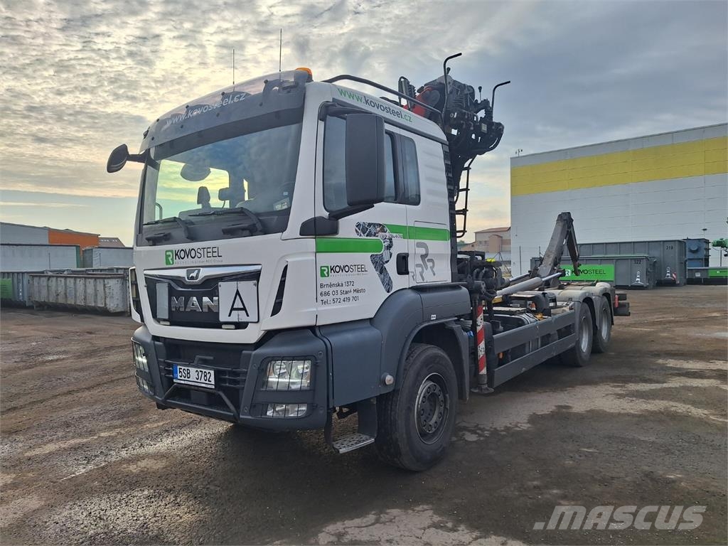 MAN TGS 26.470 6X4 + HR CRANAB TZ18.2 Kamioni-šasije