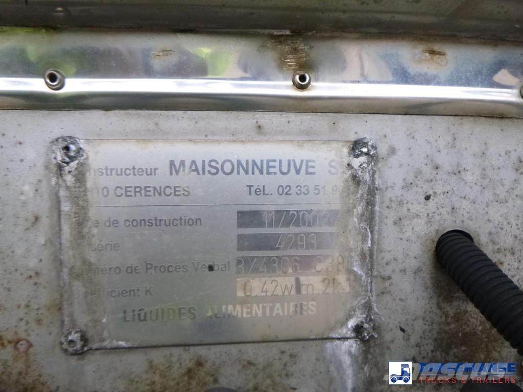 Maisonneuve Chemical tank inox (non ADR) 30 m3 / 1 comp Semirremolques cisterna