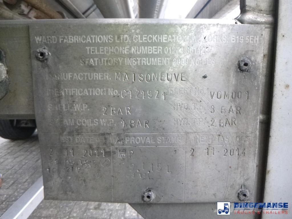 Maisonneuve Chemical tank inox (non ADR) 30 m3 / 1 comp Semirremolques cisterna