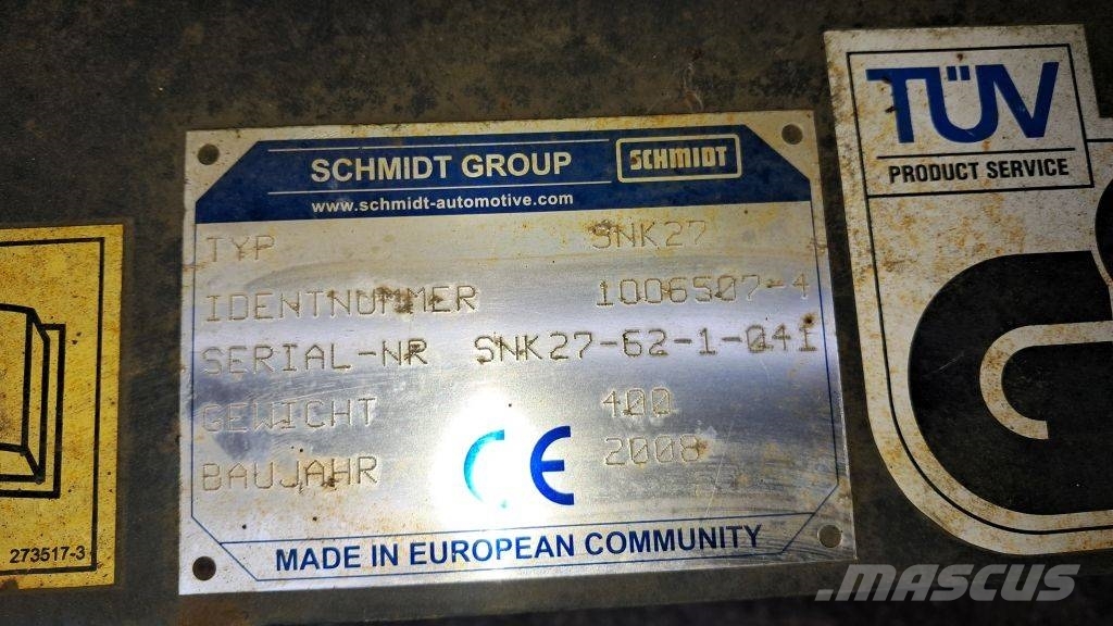 Schmidt SNK27 Sneskovle og -plove