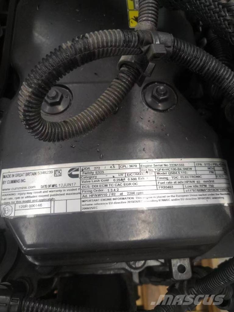 Cummins QSB4.5CPL3670 construction machinery engine محركات