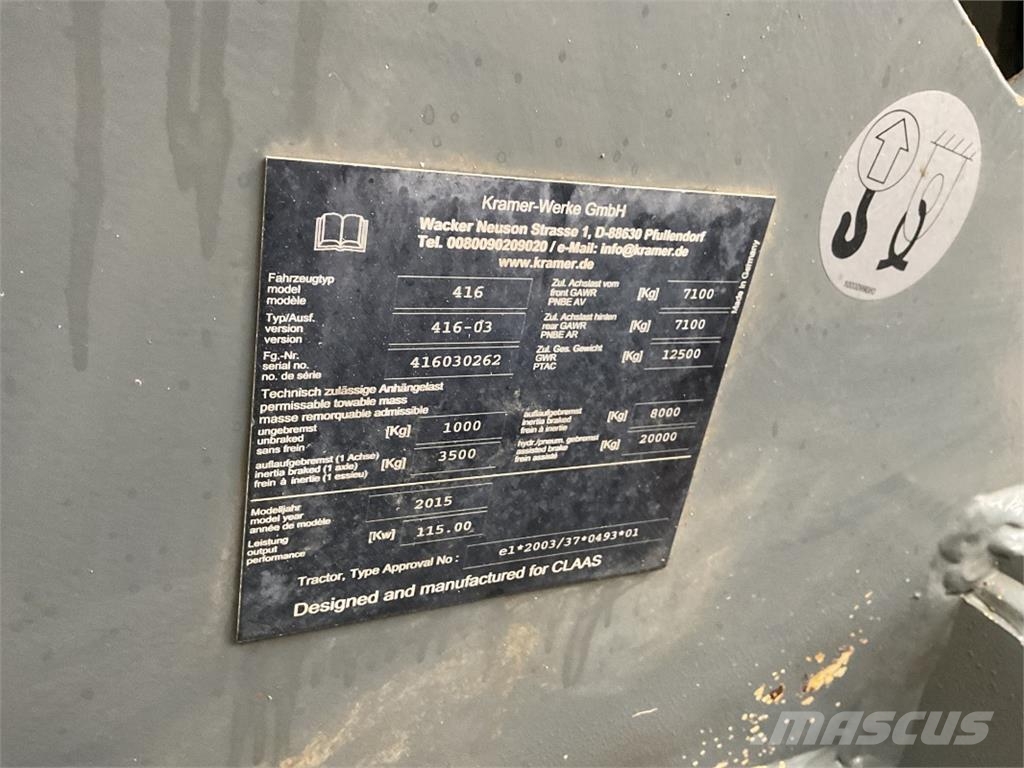 CLAAS Scorpion 7055 Varipower مناولات متداخلة