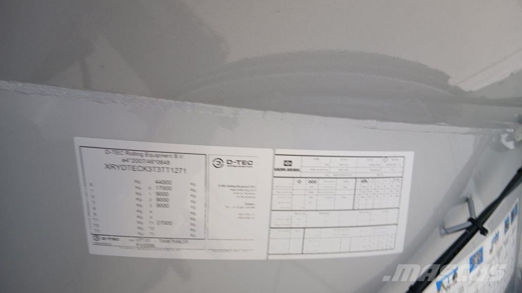 D-tec Tanktrailer FV2006 Semirremolques cisterna