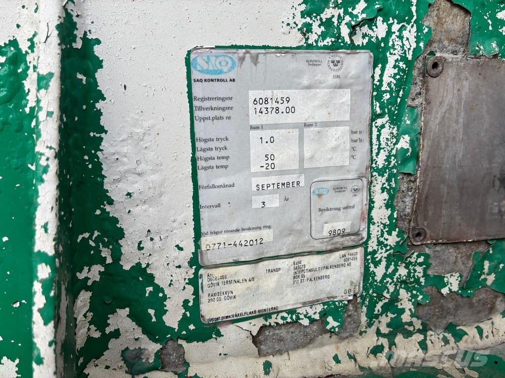 Interconsult Sverige AB C5-26KA SILO TANK صهاريج الوقود والصهاريج الإضافية